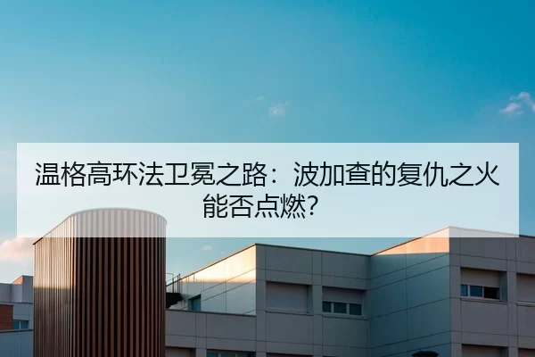 温格高环法卫冕之路：波加查的复仇之火能否点燃？